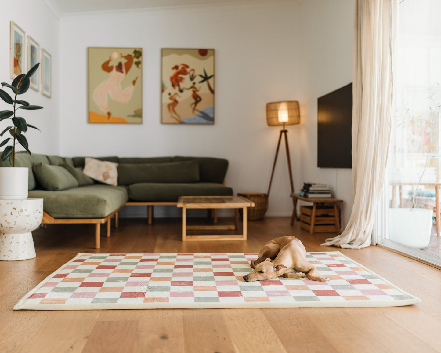 The Colourful Check Mat