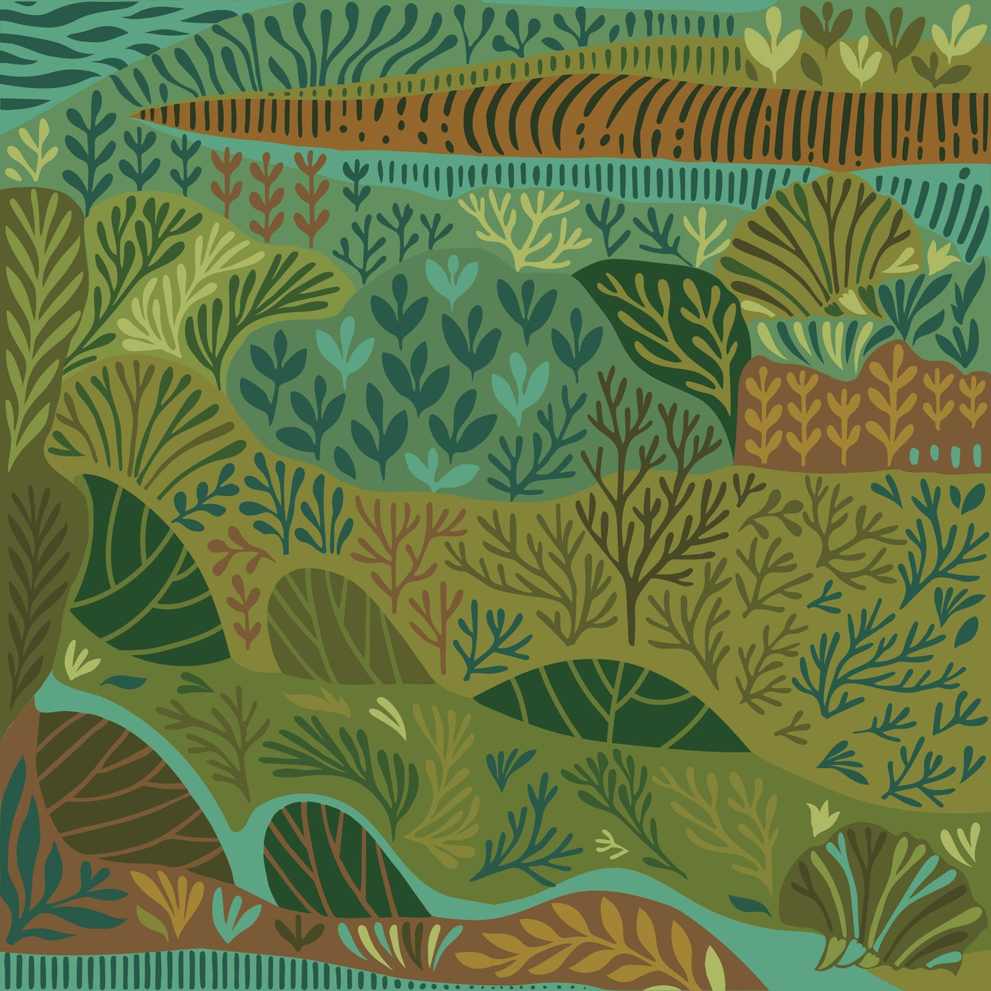 Into The Wilderness Play Mat