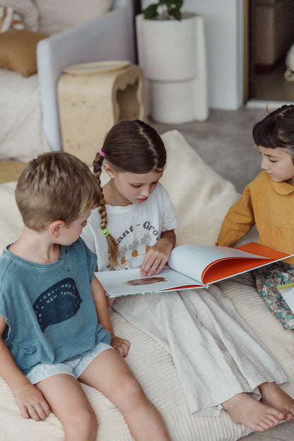 The Play & Rest Corduroy Crash Pillow Mat XL in Cloud Puff / L in Bear Hug Brown